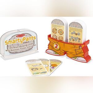Melissa & Doug Smarty Pants Grade 2 Card Set - 120 Educational, Brain-Build